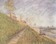 Vincent Van Gogh Banks of the Seine wtih the Pont de Clichy (nn04) Germany oil painting artist